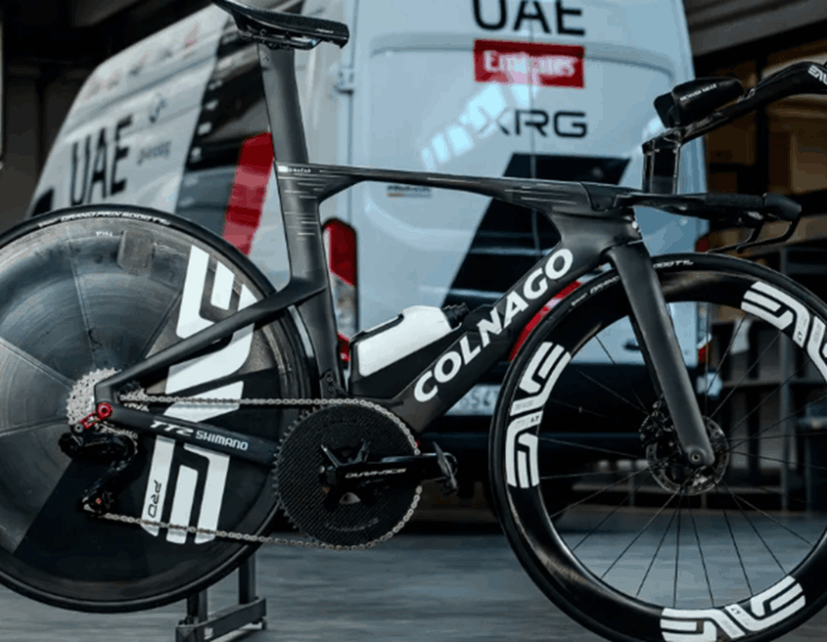 TT bike The TT1 used a distinctive horizontal seat stay