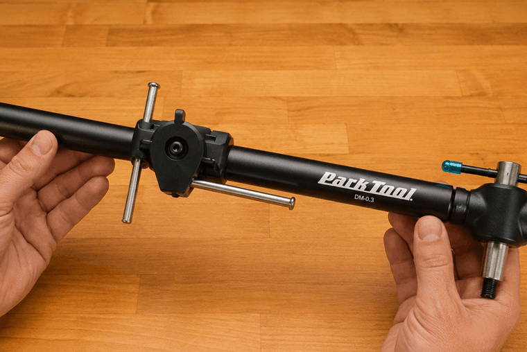 Dag3 derailleur hanger alignment tool light but strong