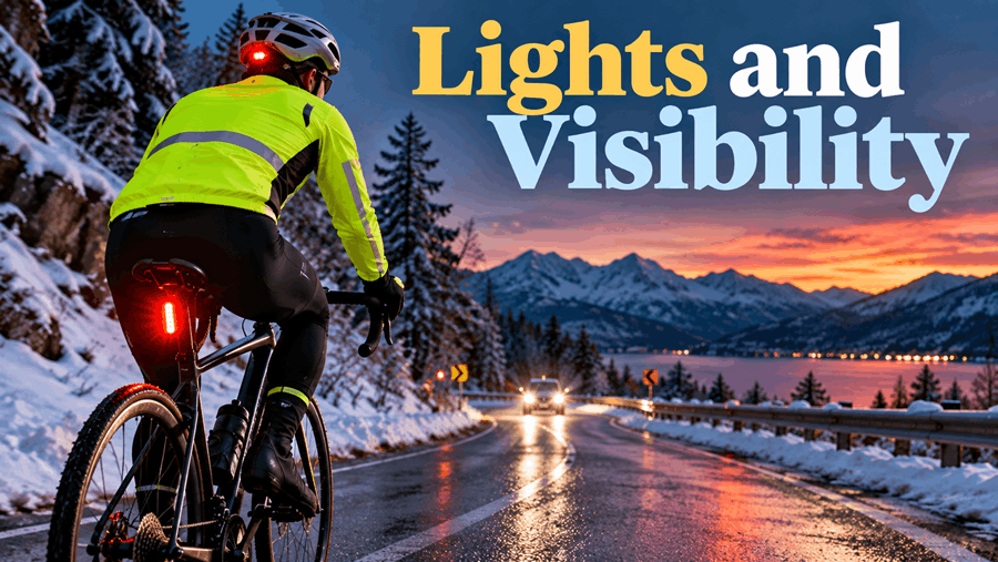 Best Fall and Winter cycling gear Lights and Visibility