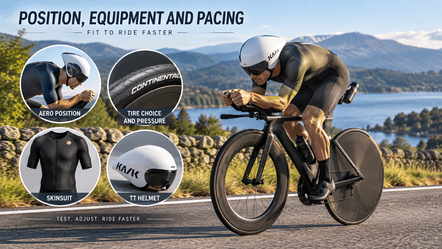 Time Trial positioning and equipement