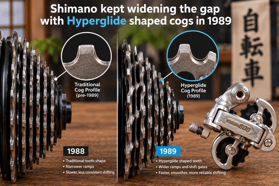 Shimano Hyperglide cogs
