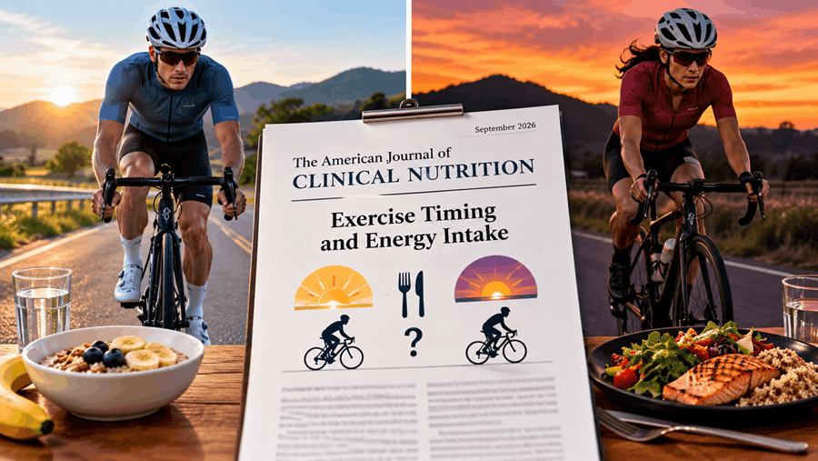 morning vs evening cycling nutrition