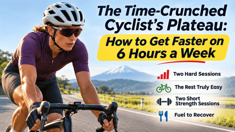 The time crunched cyclist's plateau: How to get better on 6 hours a week.